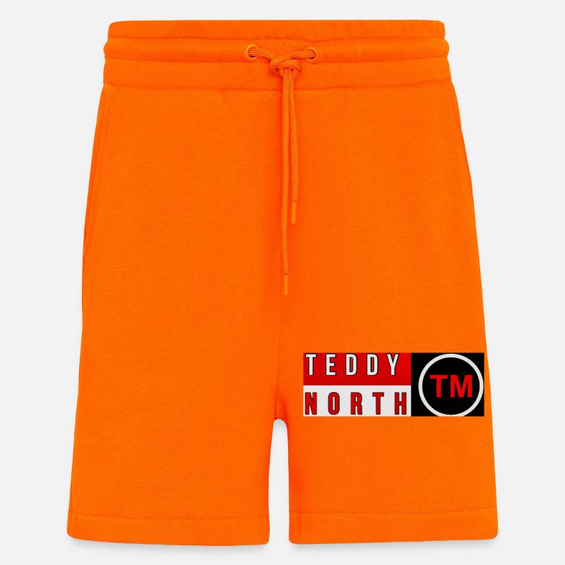 Teddy North Markenlogo - Shorts - made by SPREAD - SUNSET ORANGE