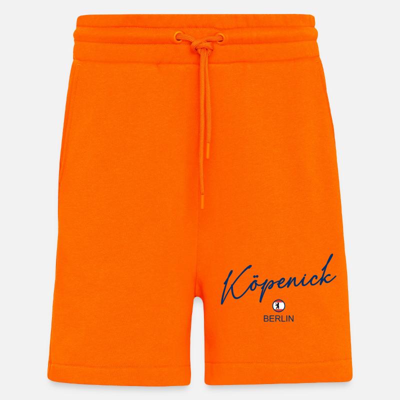 Köpenick - Berlin Flagge - Berliner Bär - Shorts - made by SPREAD - SUNSET ORANGE