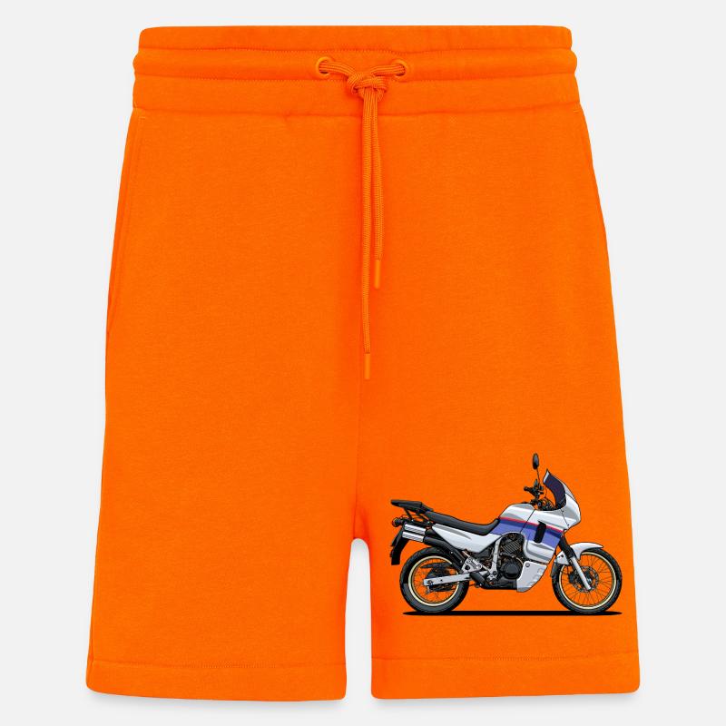 Vélo d’aventure - Short bio décontracté fabriqué en UE - SUNSET ORANGE