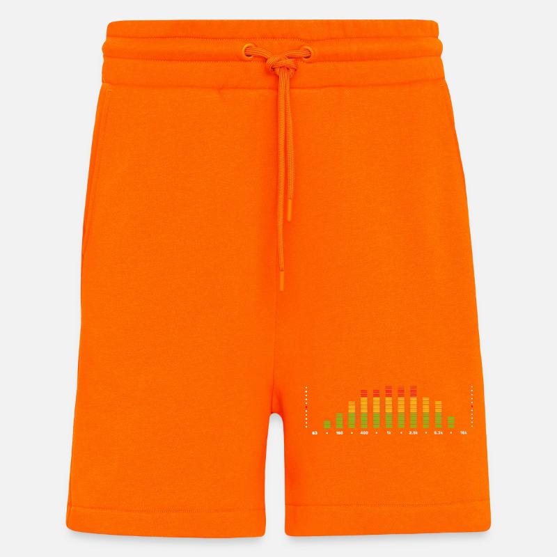 Rainbow Equalizer Pulse - Shorts - made by SPREAD - SUNSET ORANGE