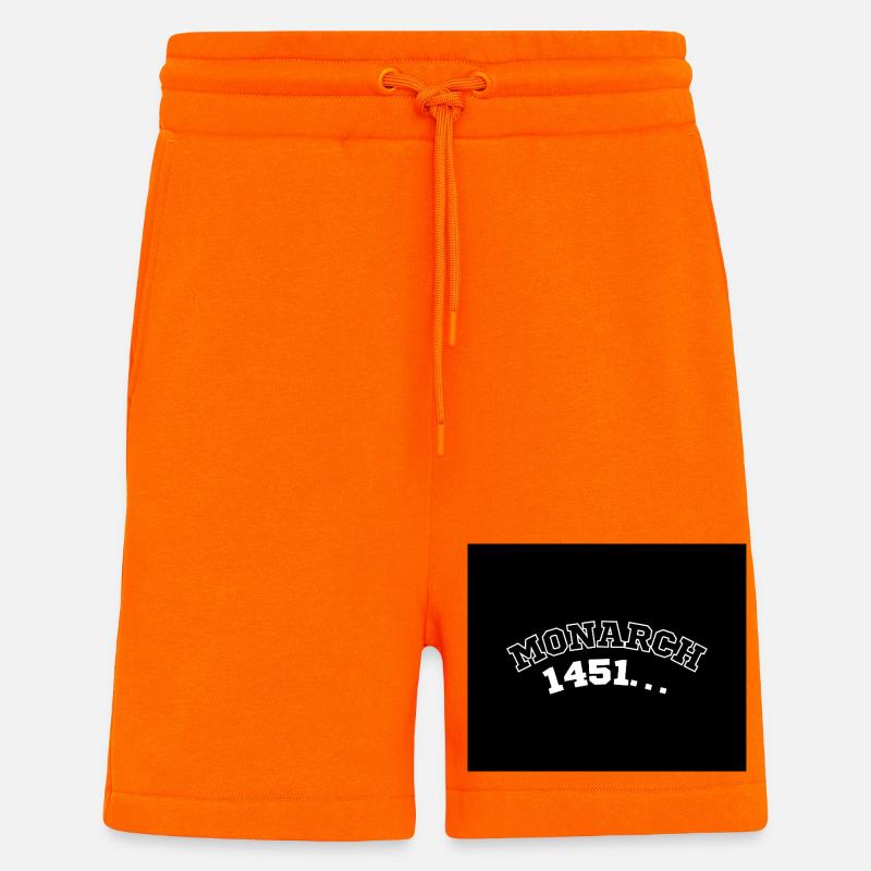 Monarch 1451 Chronik - Shorts - made by SPREAD - SUNSET ORANGE