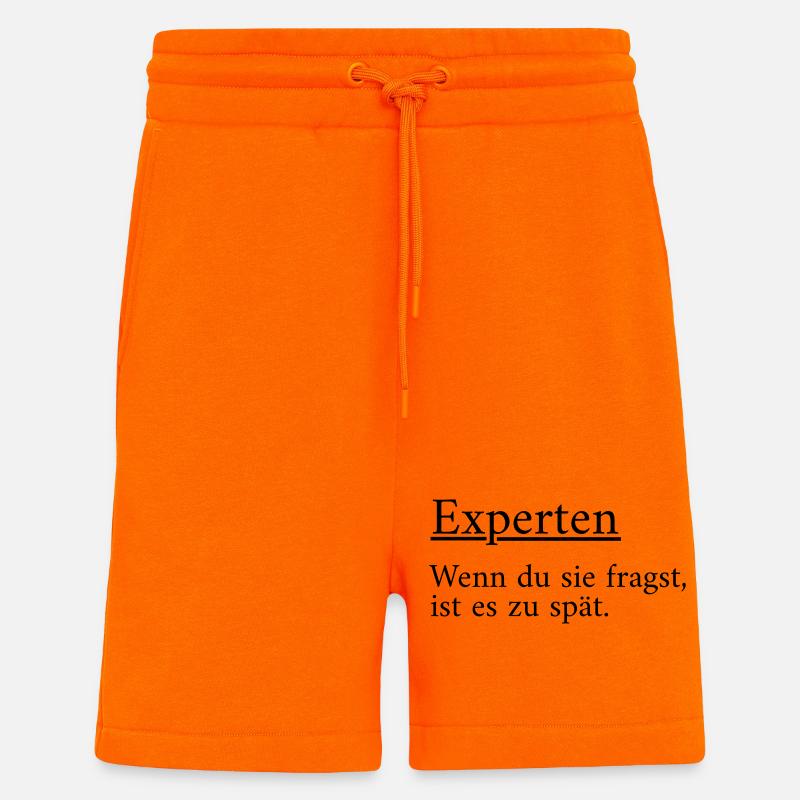 Experts - Shorts - made by SPREAD - SUNSET ORANGE