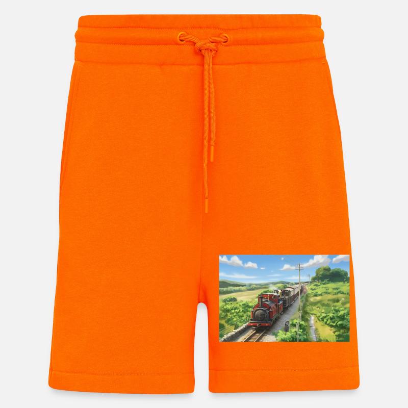 Double Confrontation Dduallt - Short bio décontracté fabriqué en UE - SUNSET ORANGE