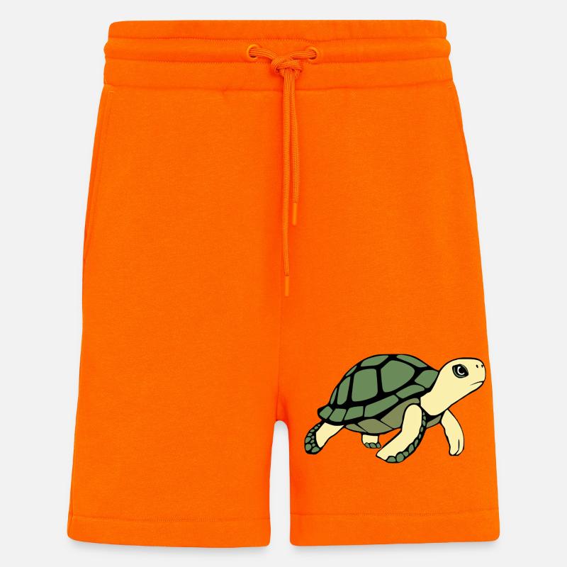 Schildkröten Schildkröten - Shorts - made by SPREAD - SUNSET ORANGE