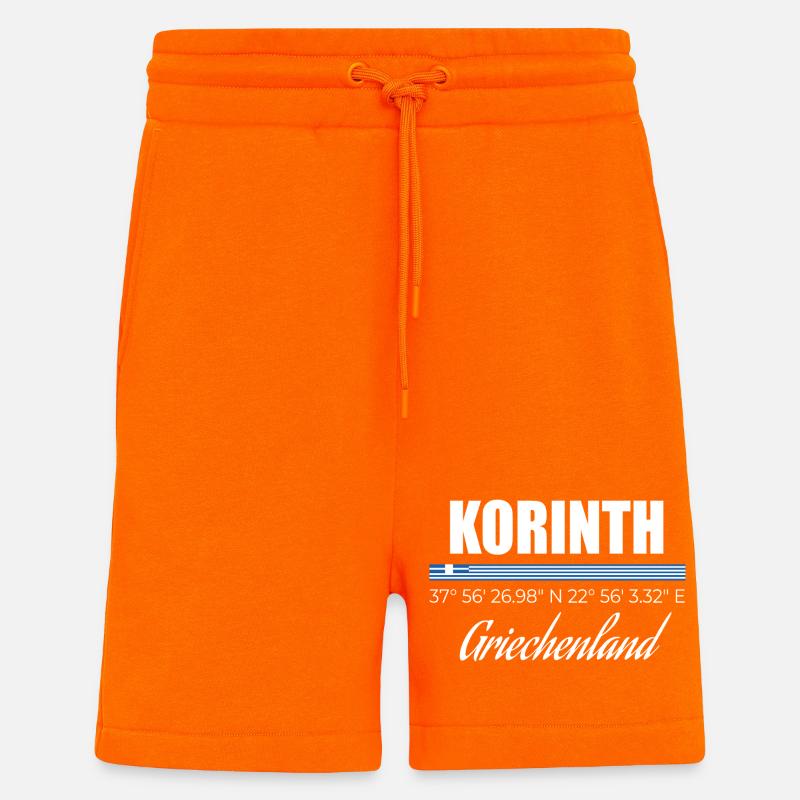 Korinth - Shorts - made by SPREAD - SUNSET ORANGE