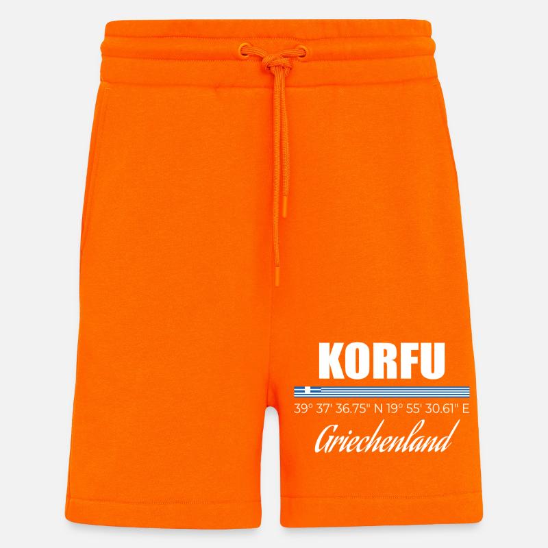 Corfu - Shorts - made by SPREAD - SUNSET ORANGE