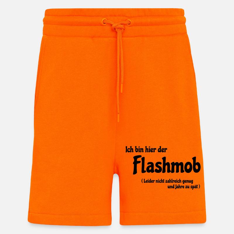 Flash mob - Shorts - made by SPREAD - SUNSET ORANGE