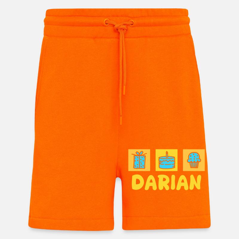 Darian as a given name - Shorts - made by SPREAD - SUNSET ORANGE