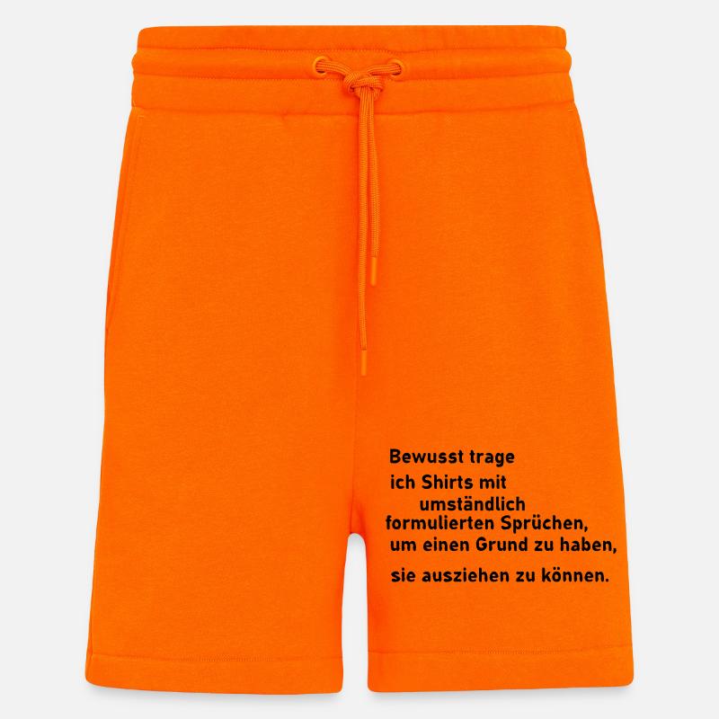 Umstaendliches Shirt - Shorts - made by SPREAD - SUNSET ORANGE