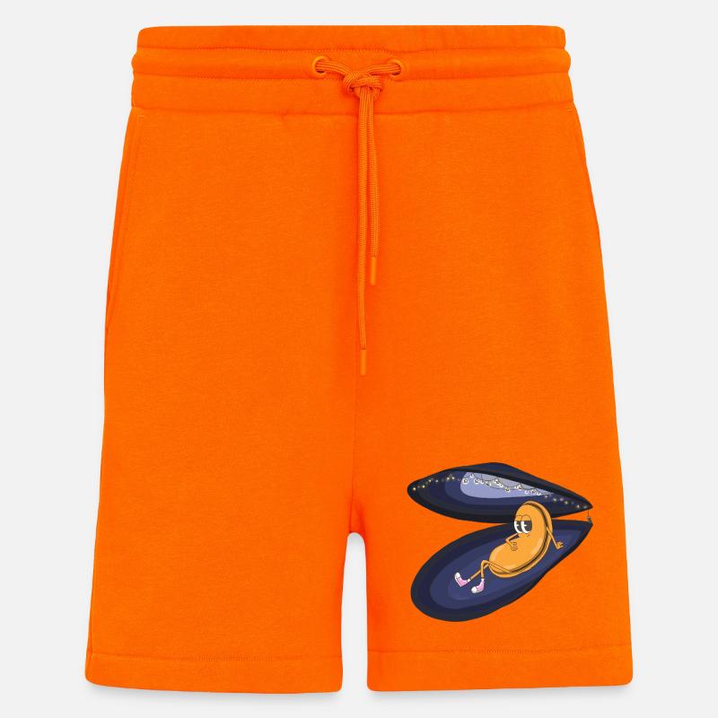 Fauler Schimmel unter Nachtsplittern - Shorts - made by SPREAD - SUNSET ORANGE
