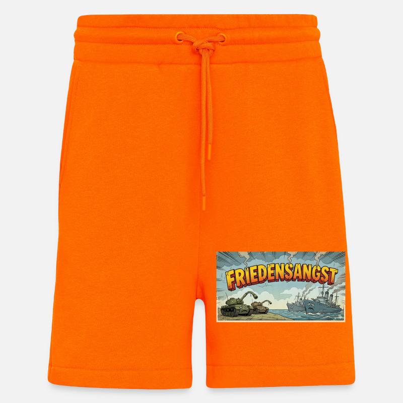 Friedensangst - Shorts - made by SPREAD - SUNSET ORANGE