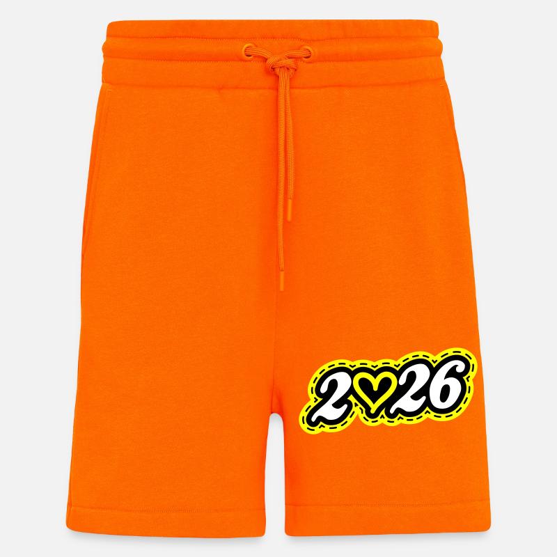 2026 Herz - Shorts - made by SPREAD - SUNSET ORANGE