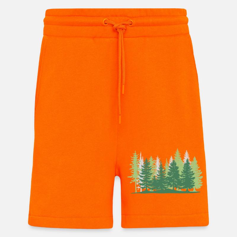 Waldbaumgrün - Shorts - made by SPREAD - SUNSET ORANGE