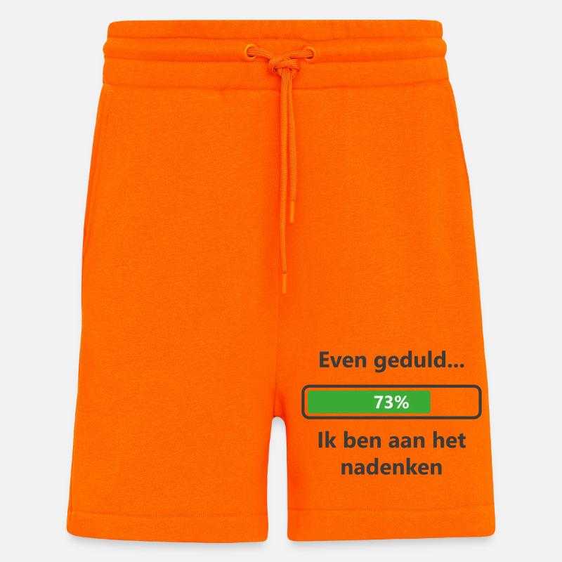 Geduldig... Ich denke nach - Shorts - made by SPREAD - SUNSET ORANGE
