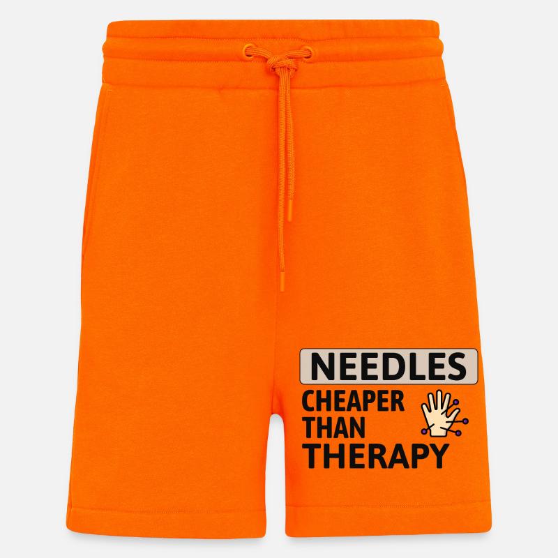 Licensed TCM Practitioner Expert Cost-Effective  - Shorts - made by SPREAD - SUNSET ORANGE