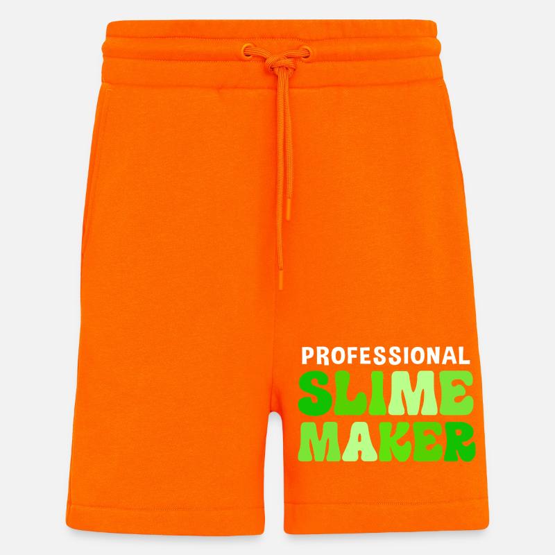 Schleimig Schleim Slime - Shorts - made by SPREAD - SUNSET ORANGE