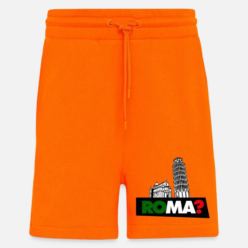 Rom? - Shorts - made by SPREAD - SUNSET ORANGE