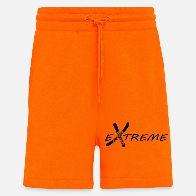 Excès - Short bio décontracté fabriqué en UE - SUNSET ORANGE