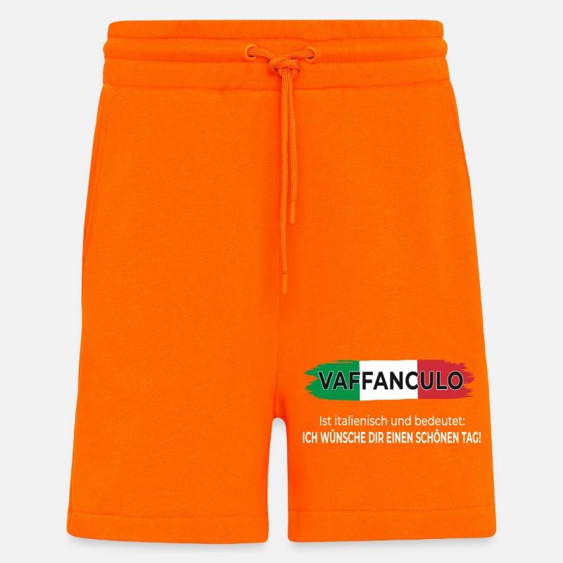 Vaffanculo – Have a nice day - Shorts - made by SPREAD - SUNSET ORANGE