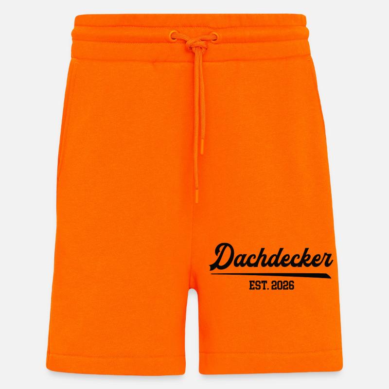 Roofer 2026 Occupation Roofing Apprentice Apprentice - Shorts - made by SPREAD - SUNSET ORANGE