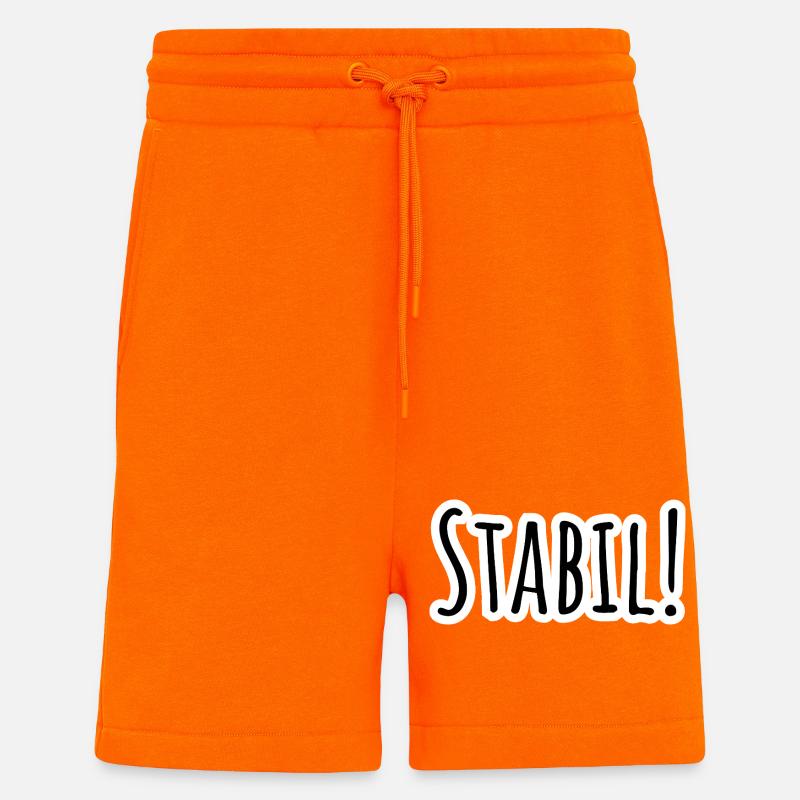 Stabiles Design! Stabil bleiben! - Shorts - made by SPREAD - SUNSET ORANGE