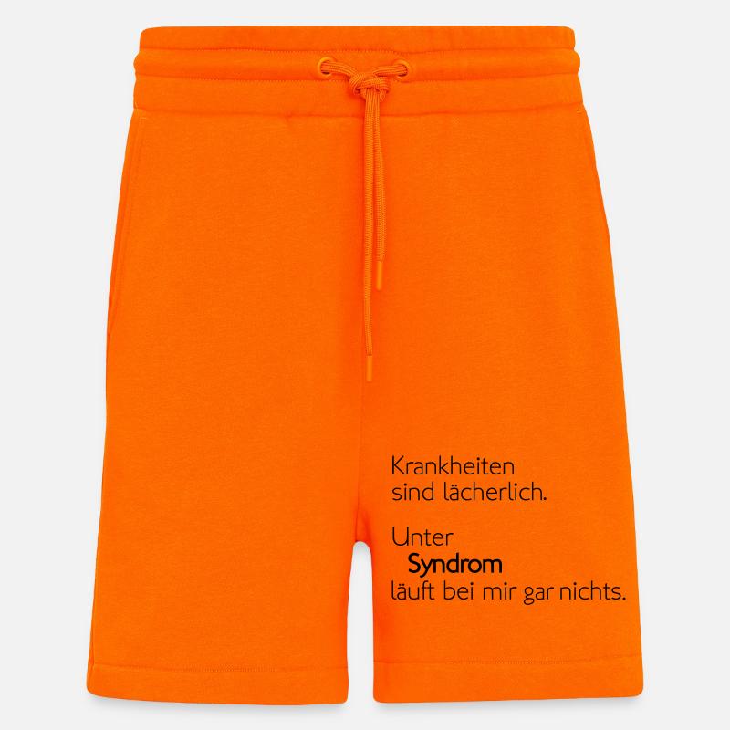 Syndrome - Short bio décontracté fabriqué en UE - SUNSET ORANGE