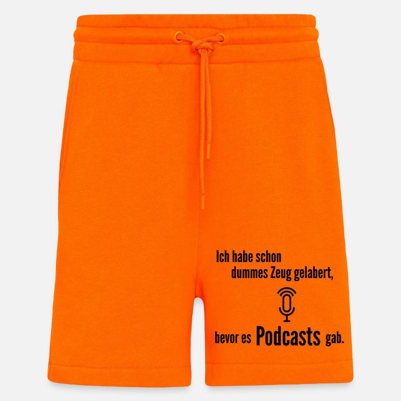 bevor Podcast - Shorts - made by SPREAD - SUNSET ORANGE