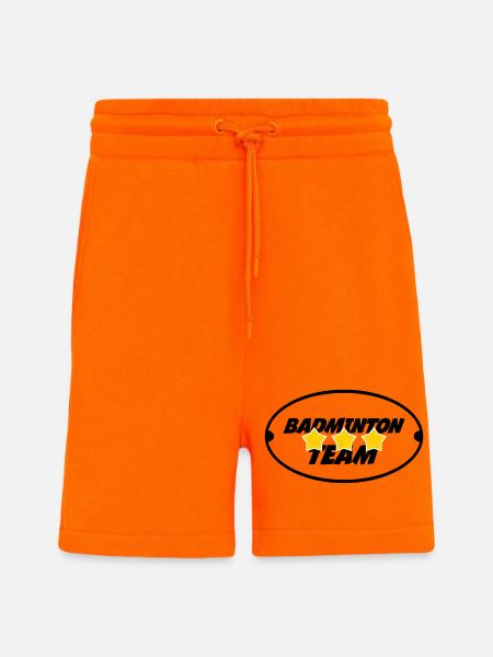 Badminton Team - Shorts - made by SPREAD - SUNSET ORANGE