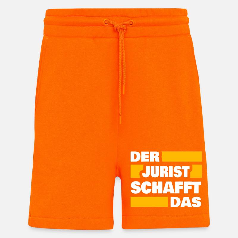 Jurist als Arbeit - Shorts - made by SPREAD - SUNSET ORANGE