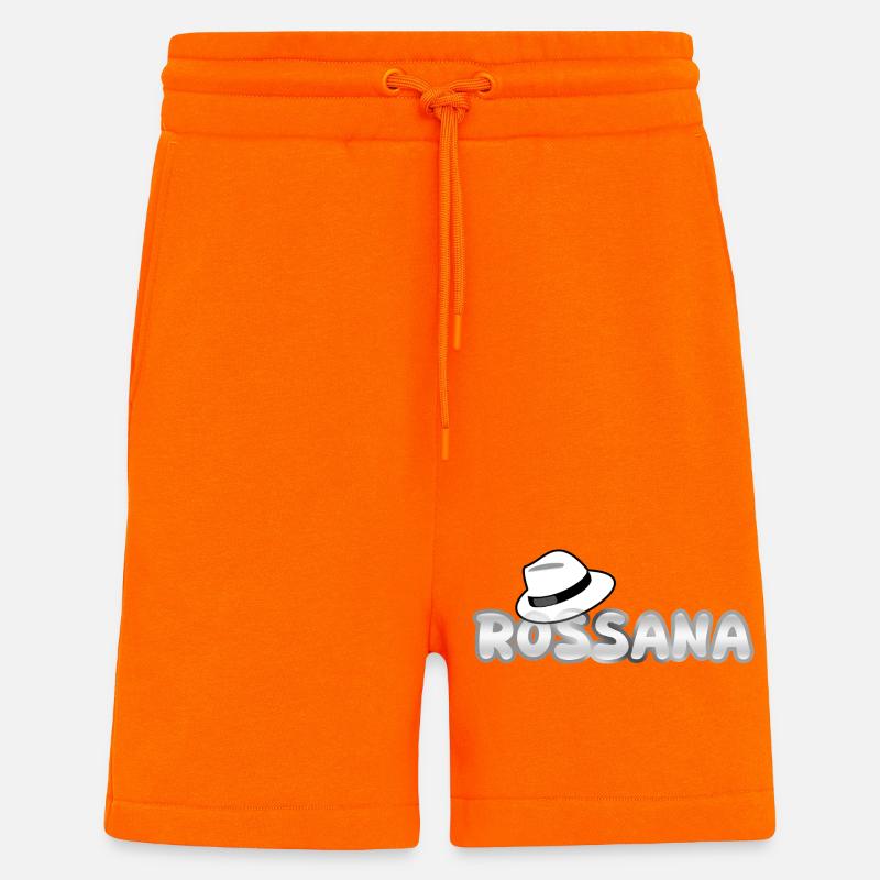 Hat Rossana - Short bio décontracté fabriqué en UE - SUNSET ORANGE