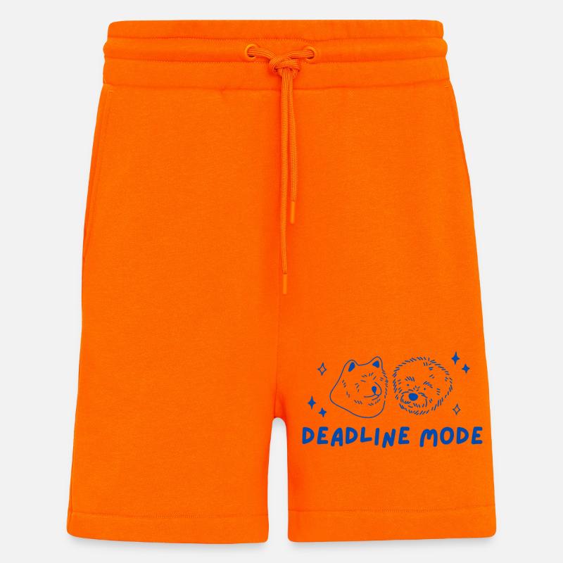 Mode Deadline - Short bio décontracté fabriqué en UE - SUNSET ORANGE