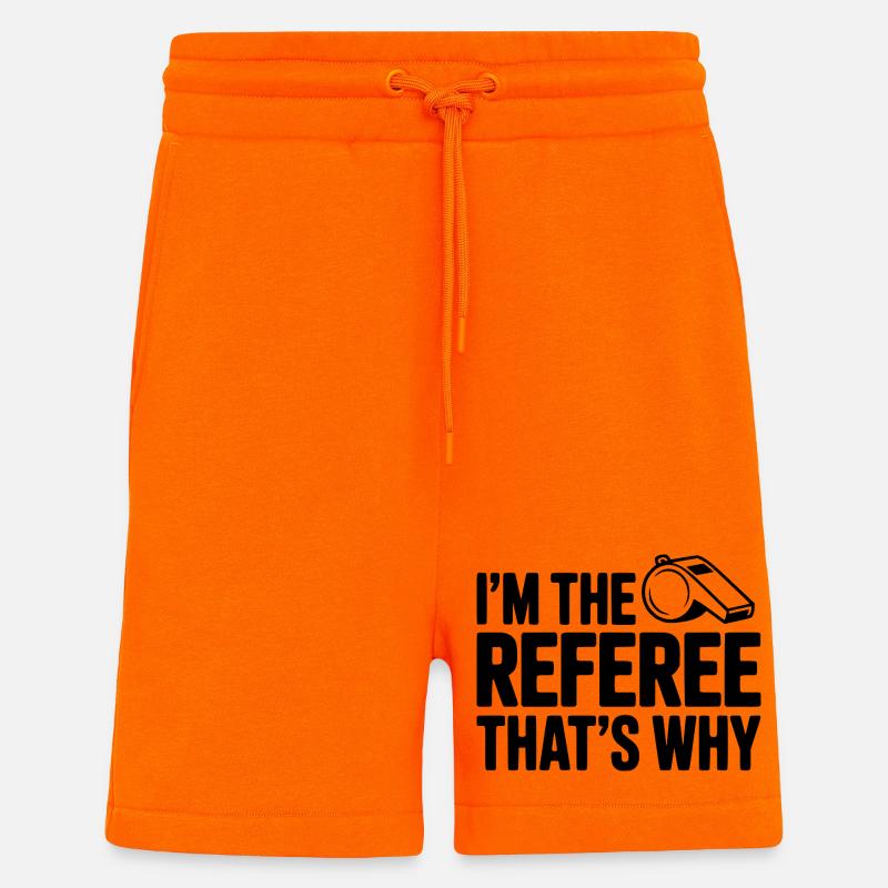 Ich bin der Schiedsrichter, deshalb - Shorts - made by SPREAD - SUNSET ORANGE