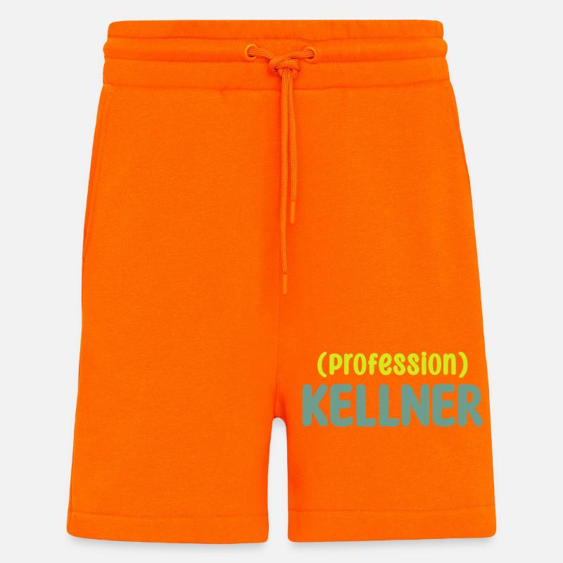 kellner - Shorts - made by SPREAD - SUNSET ORANGE