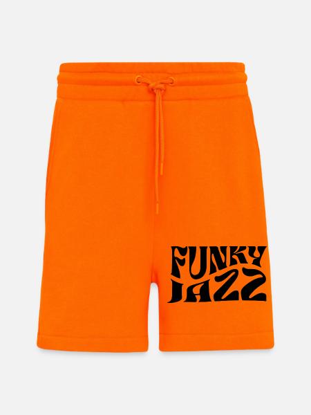 Funky Jazz Musik-Logo-Design - Shorts - made by SPREAD - SUNSET ORANGE