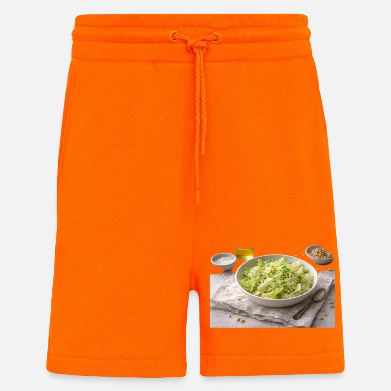 Salad with pine nuts - Shorts - made by SPREAD - SUNSET ORANGE