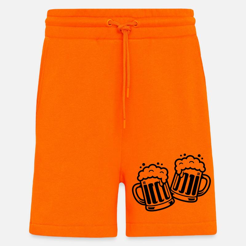 Bierkrug Prost Comic Bier - Shorts - made by SPREAD - SUNSET ORANGE