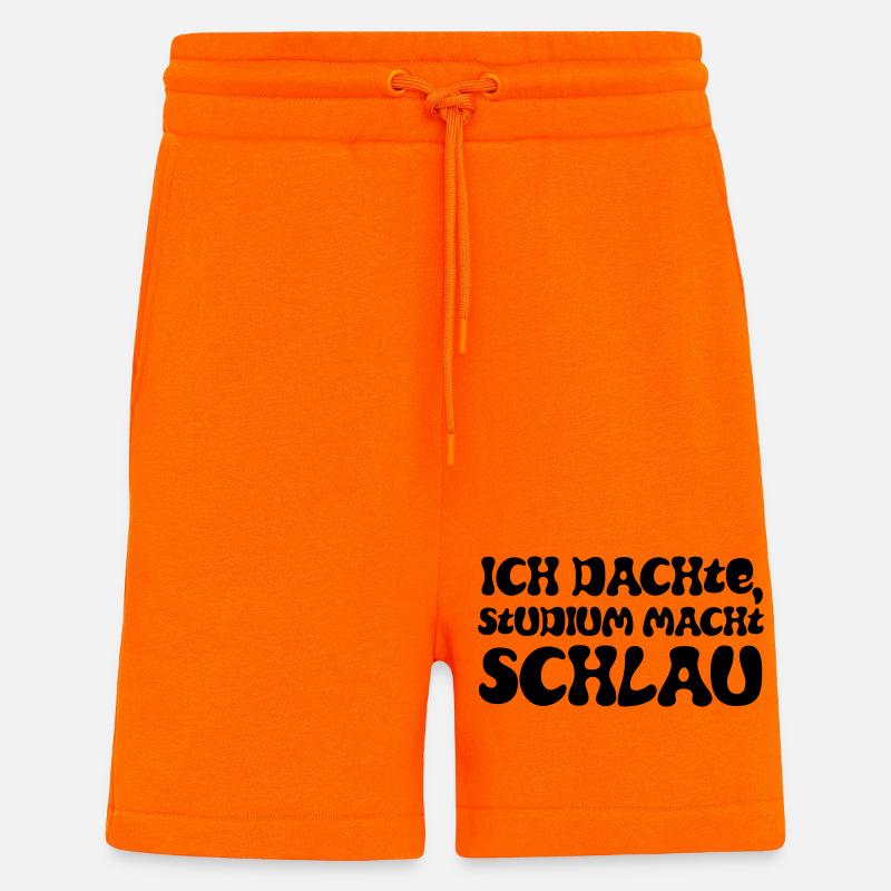 Ich dachte, Studium macht schlau - Shorts - made by SPREAD - SUNSET ORANGE