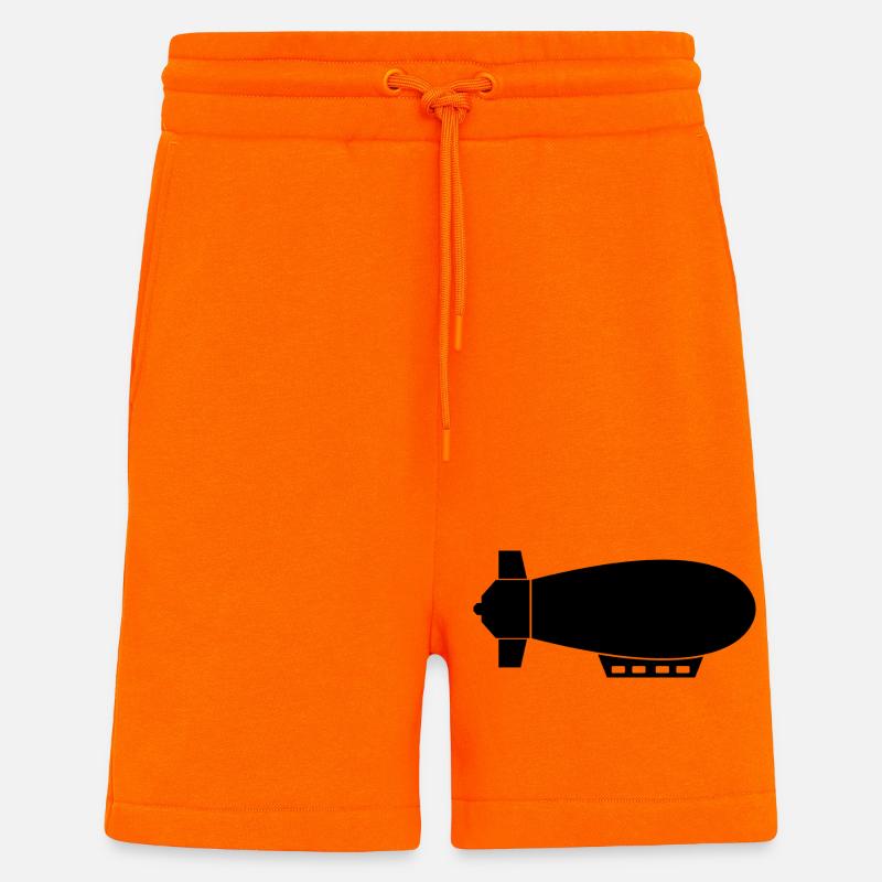 Dirigeable - Short bio décontracté fabriqué en UE - SUNSET ORANGE