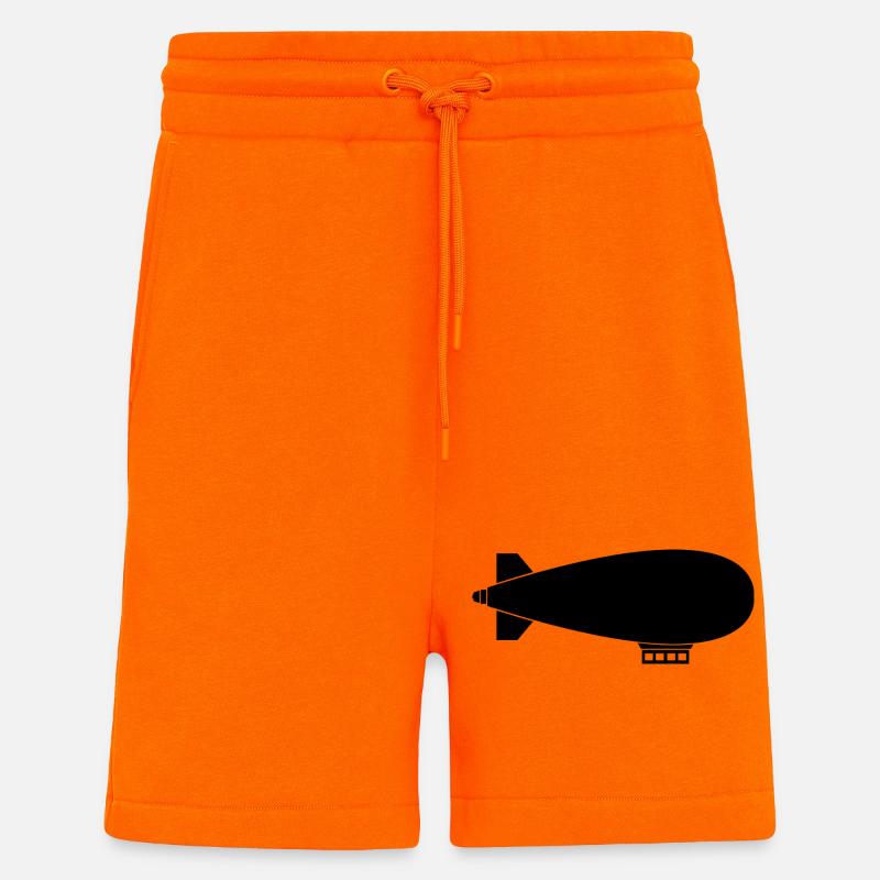 Dirigeable - Short bio décontracté fabriqué en UE - SUNSET ORANGE