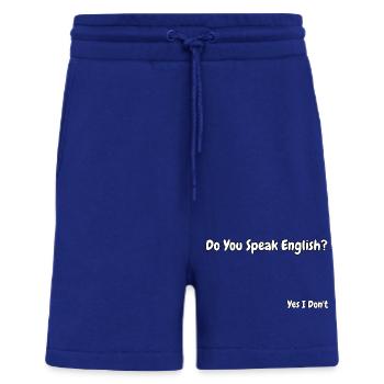 Funny English Language Joke Design - Shorts - made by SPREAD - Iconic Blue - Front