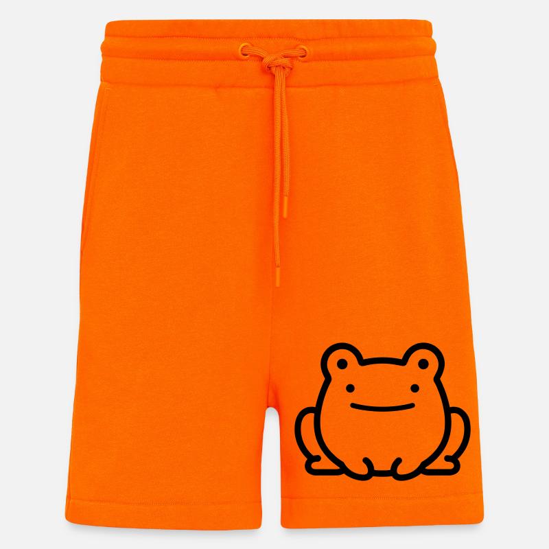 frog - Shorts - made by SPREAD - SUNSET ORANGE