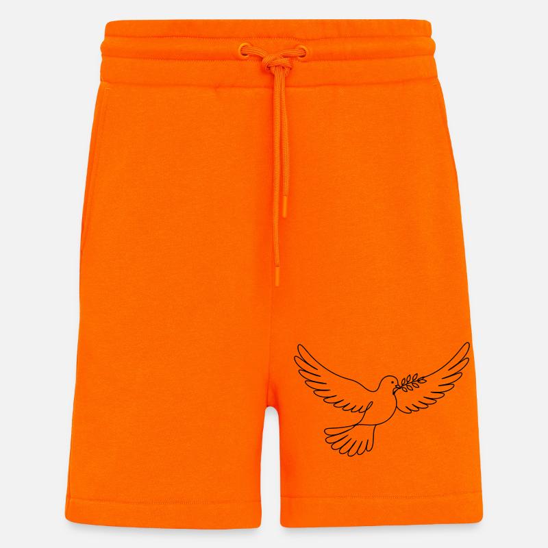 Taube Frieden - Shorts - made by SPREAD - SUNSET ORANGE
