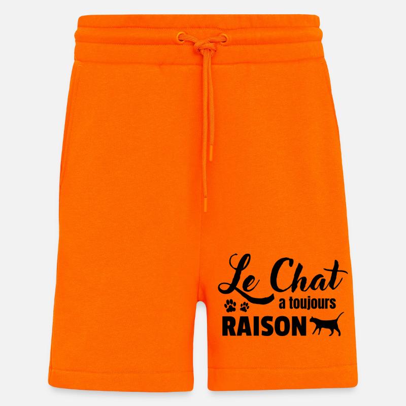 Die Katze hat immer recht - Shorts - made by SPREAD - SUNSET ORANGE