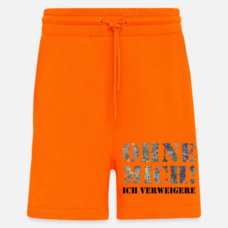 Ohne Mich - Shorts - made by SPREAD - SUNSET ORANGE