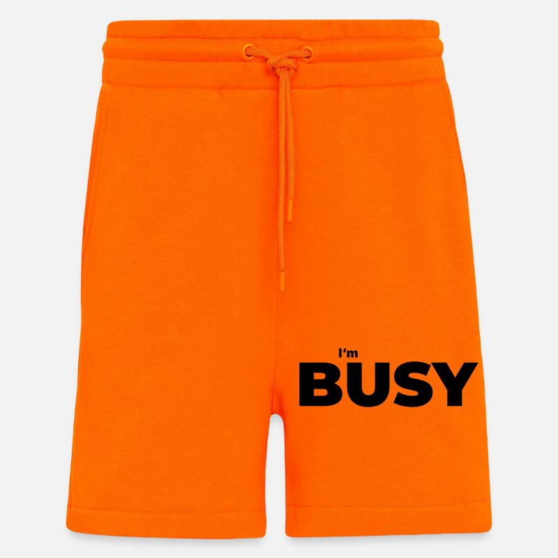 Beschäftigt mit beschäftigt sein - Shorts - made by SPREAD - SUNSET ORANGE