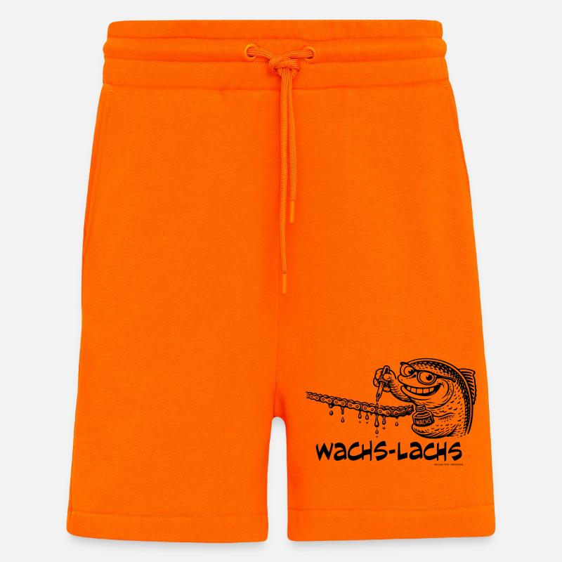 Der Wachs-Lachs - Shorts - made by SPREAD - SUNSET ORANGE