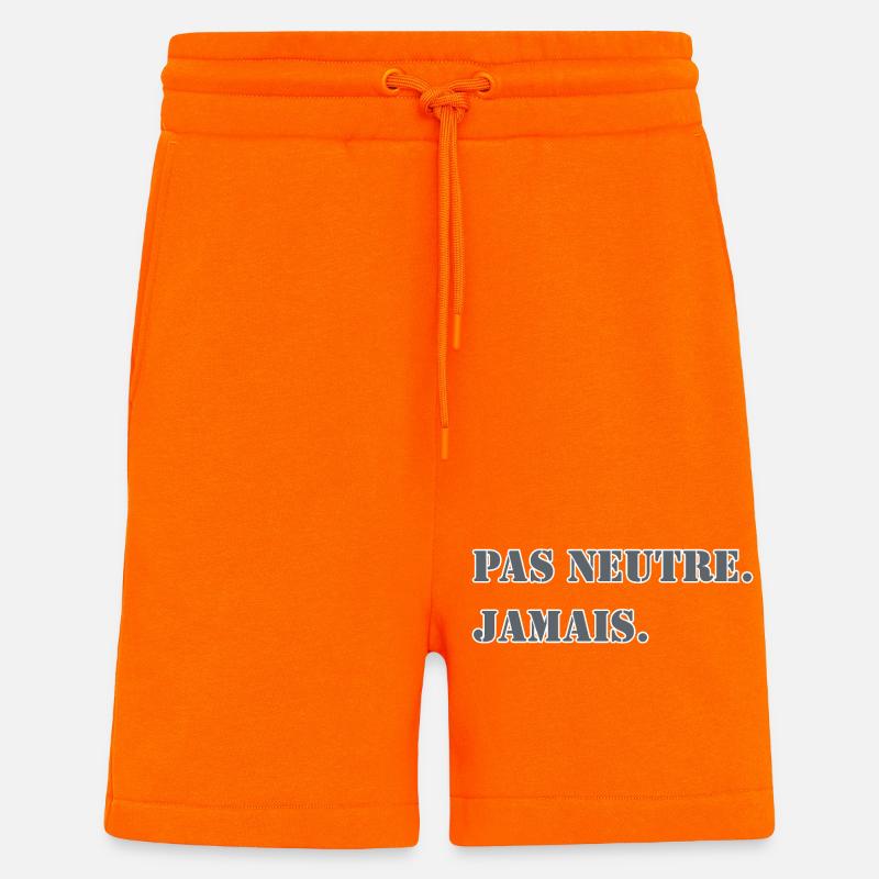 NICHT NEUTRAL. NIEMALS. - Shorts - made by SPREAD - SUNSET ORANGE