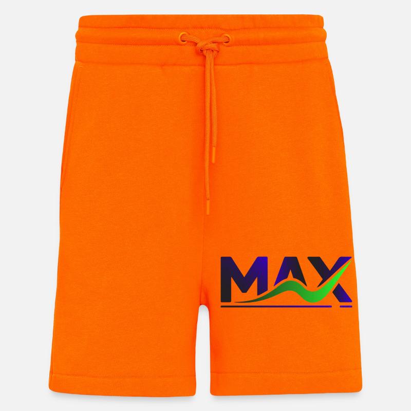 MAX Wave Gradient Logo Tee - Shorts - made by SPREAD - SUNSET ORANGE