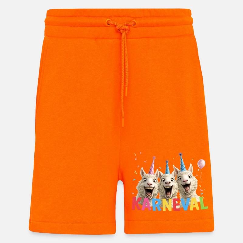 Karneval-Schafe Trio - Shorts - made by SPREAD - SUNSET ORANGE