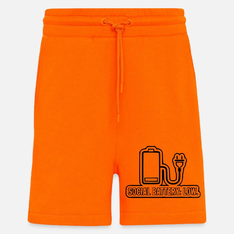 Social Batterie: Low - Shorts - made by SPREAD - SUNSET ORANGE